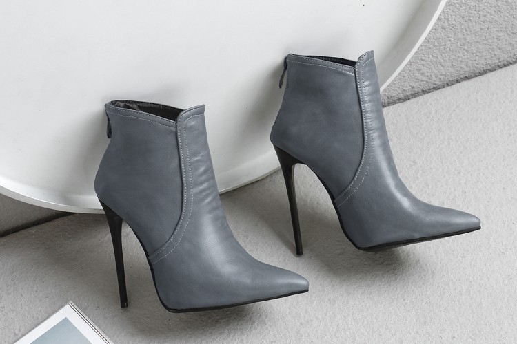 20180730194922106023_750.jpg Women's Fashion Ankle Boots Pointed Toe High Heel Back Zip