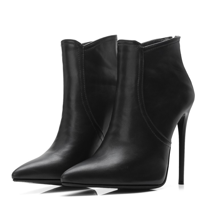 20180730194922106044_750.jpg Women's Fashion Ankle Boots Pointed Toe High Heel Back Zip