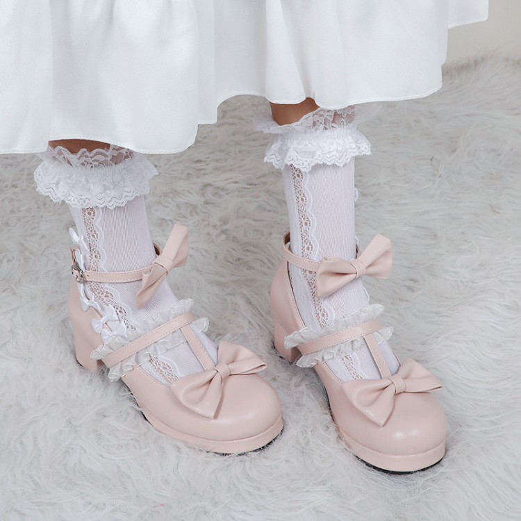 20201220733067022_750.jpg Lolita Style Women's Flat Shoes with Bow and Lace - Style a.html