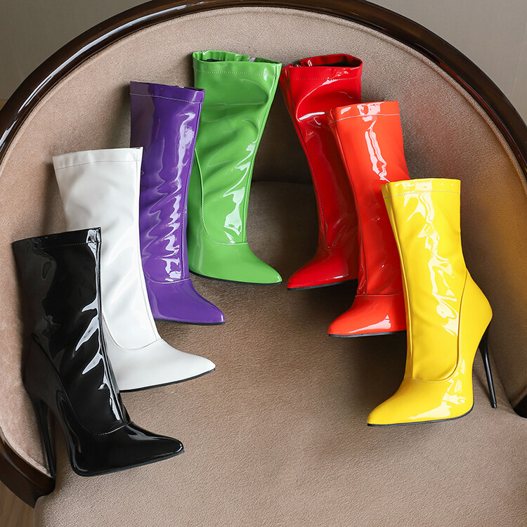 20240704063158058_750.jpg Fashion Pointed Toe Stiletto Heel Ankle Boots with Side Zipper